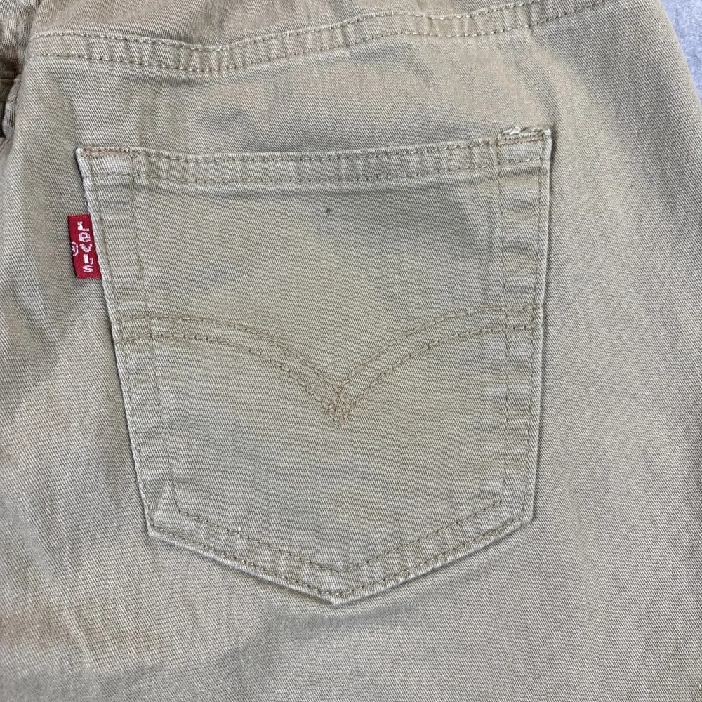 Levi's Strauss Signature Brown Khaki Jogger Pants Youth Size Large Cargo